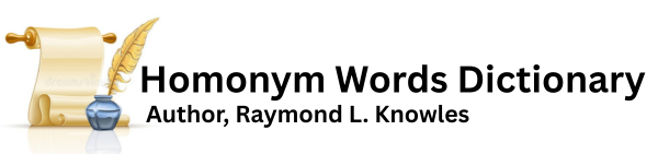 Homonym Words Dictionary
